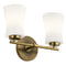 Kichler 55116 Brianne 2-lt 15" Wide Vanity Light