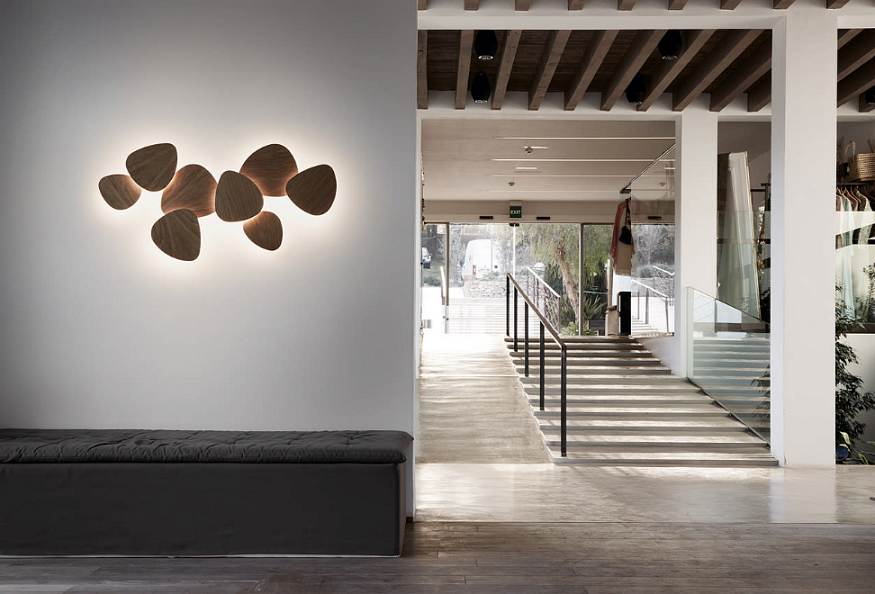 Bover Tria Set 8 8-lt 45" LED Wall Sconce