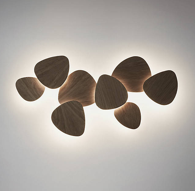Bover Tria Set 8 8-lt 45" LED Wall Sconce