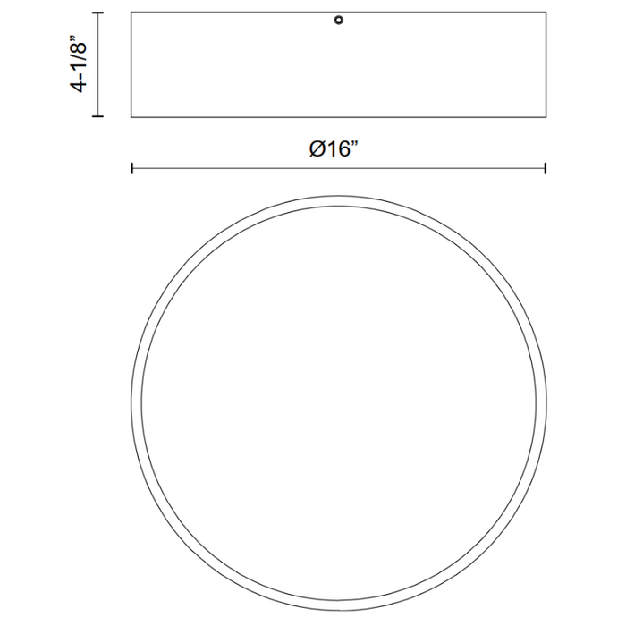 Alora Mood FM556016 Brisbane 3-lt 16" Flush Mount