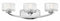 Hinkley 5593LED Meridian 3-lt 21" LED Bath Light