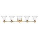 Hinkley 5855 Abbie 5-lt 44" LED Bath Light