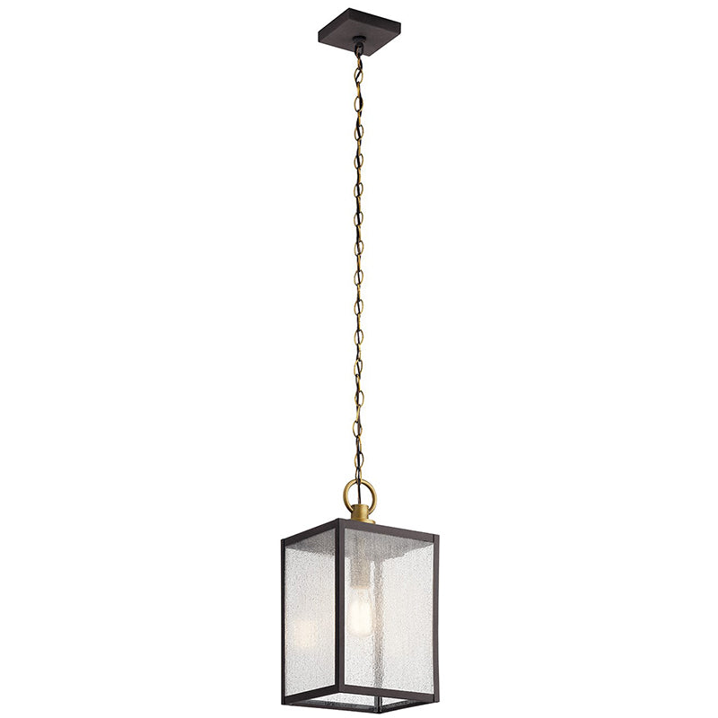 Kichler 59008 Lahden 1-lt 9" Outdoor Convertible Pendant/Semi Flush
