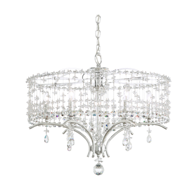 Schonbek TC1024N Bella Rose 6-lt 25" Chandelier