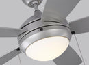 Monte Carlo Discus Outdoor 52" Ceiling Fan with Light Kit