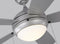 Monte Carlo Discus Outdoor 52" Ceiling Fan with Light Kit