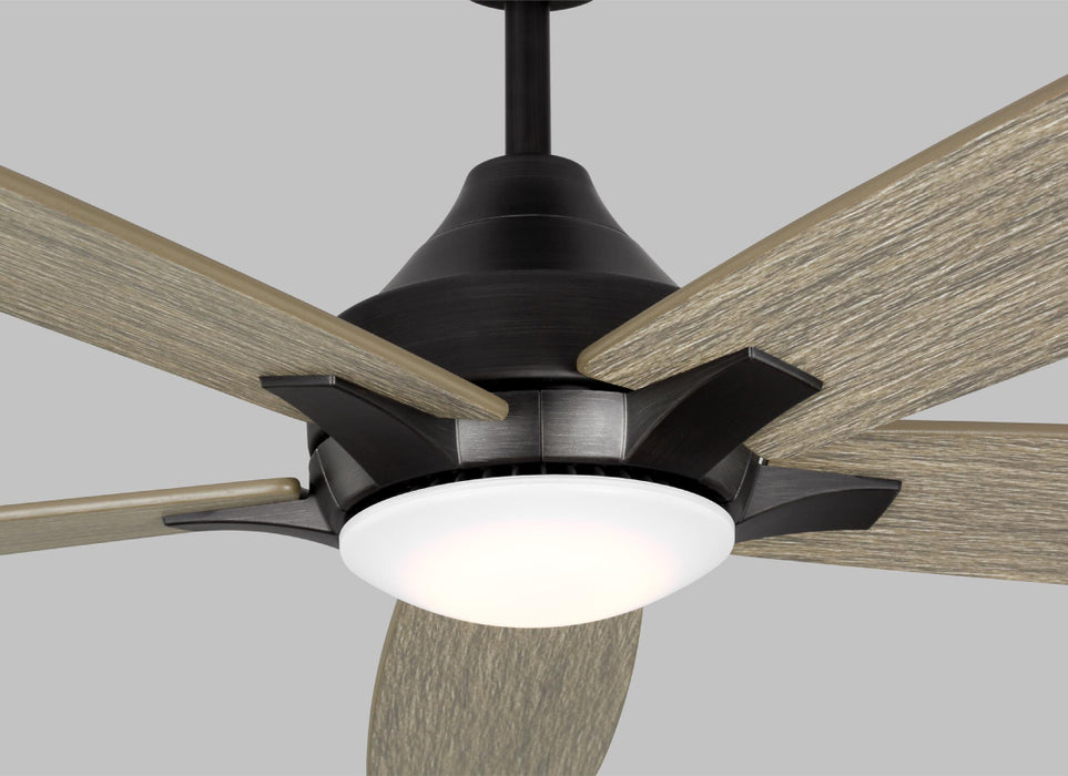 Monte Carlo Lowden Smart 60" Ceiling Fan with LED Light Kit