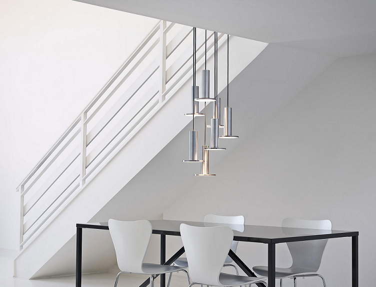 Pablo Designs Cielo HB Satin Aluminum LED Pendant