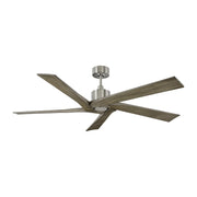Monte Carlo Aspen 56" Ceiling Fan - Brushed Steel