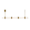 Tech 700LSWIT5 Wit 56" LED Linear Suspension, 5-Glass