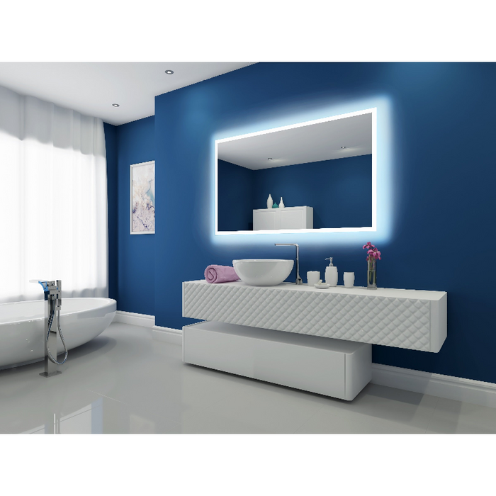 Paris Mirror Rectangle 60 x 36 LED Backlit Mirror
