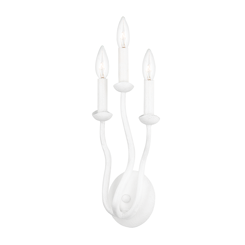 Troy B1083 Reign 3-lt 15" Tall Wall Sconce