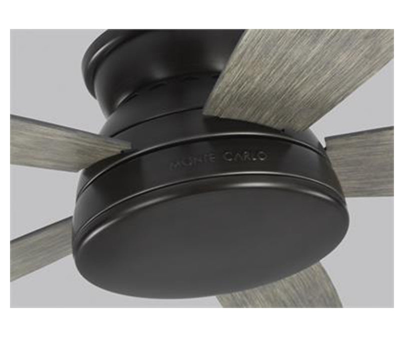 Monte Carlo Traverse 52" Semi-Flush Ceiling Fan with LED Light Kit