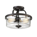 Savoy House 6-6053-2 Tulsa 2-lt 13" Semi Flush