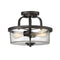Savoy House 6-6053-2 Tulsa 2-lt 13" Semi Flush