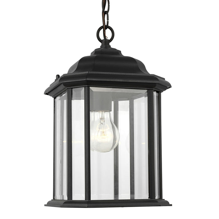 60031 Kent 1-lt 8" Outdoor Pendant, Clear Seeded Glass