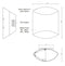 Kuzco 601471 LED Wall Sconce