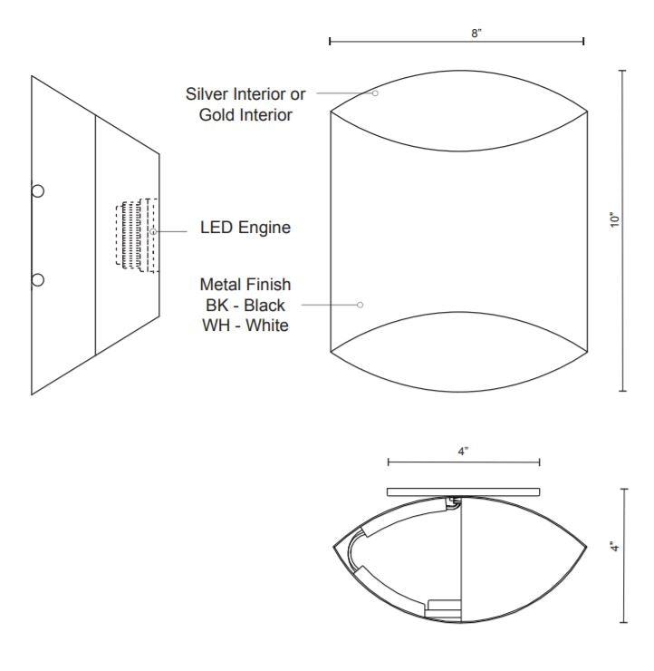 Kuzco 601471 LED Wall Sconce