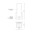 Kuzco 601485-LED Stratford 1-lt LED Wall Sconce
