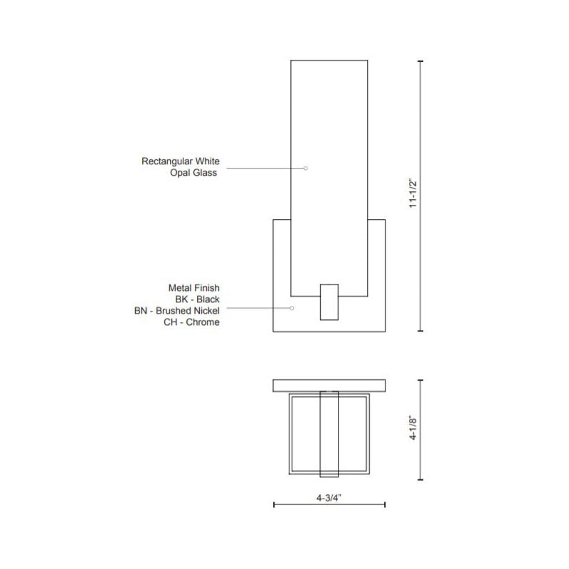 Kuzco 601485-LED Stratford 1-lt LED Wall Sconce