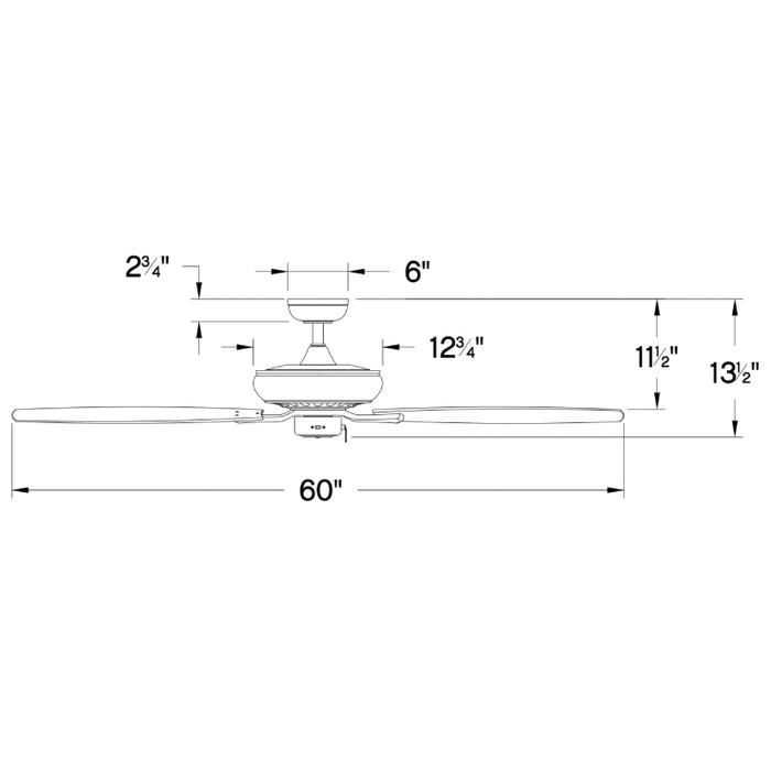 Hinkley 904160F Highland 60" Ceiling Fan