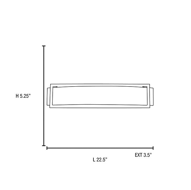 Access 62105 Argon 2-lt Wall Fixture