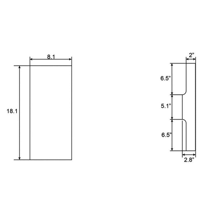 Access 62238 Bi-Punch 2-lt LED Wall Washer