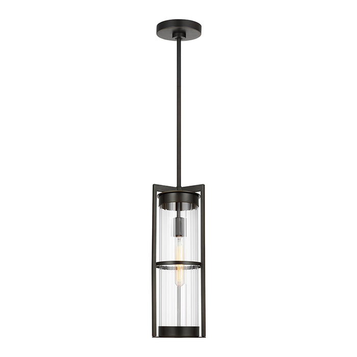 Sea Gull 6226701EN7 Alcona 1-lt 7" LED Outdoor Pendant