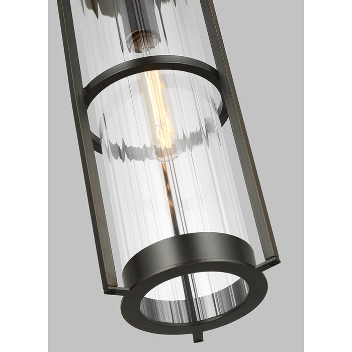 Sea Gull 6226701EN7 Alcona 1-lt 7" LED Outdoor Pendant