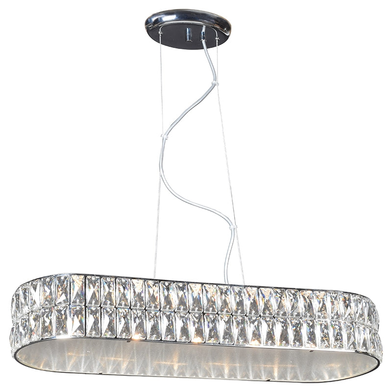 Access 62360 Magari 26.25"Wide LED Oblong Crystal Pendant