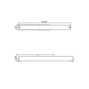 Access 62501 Tube 36.25" Wide LED Wall/Vanity