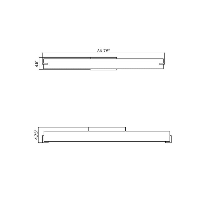 Access 62501 Tube 36.25" Wide LED Wall/Vanity