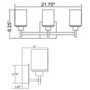 Access 62511 Perch 3-lt 22" LED Vanity