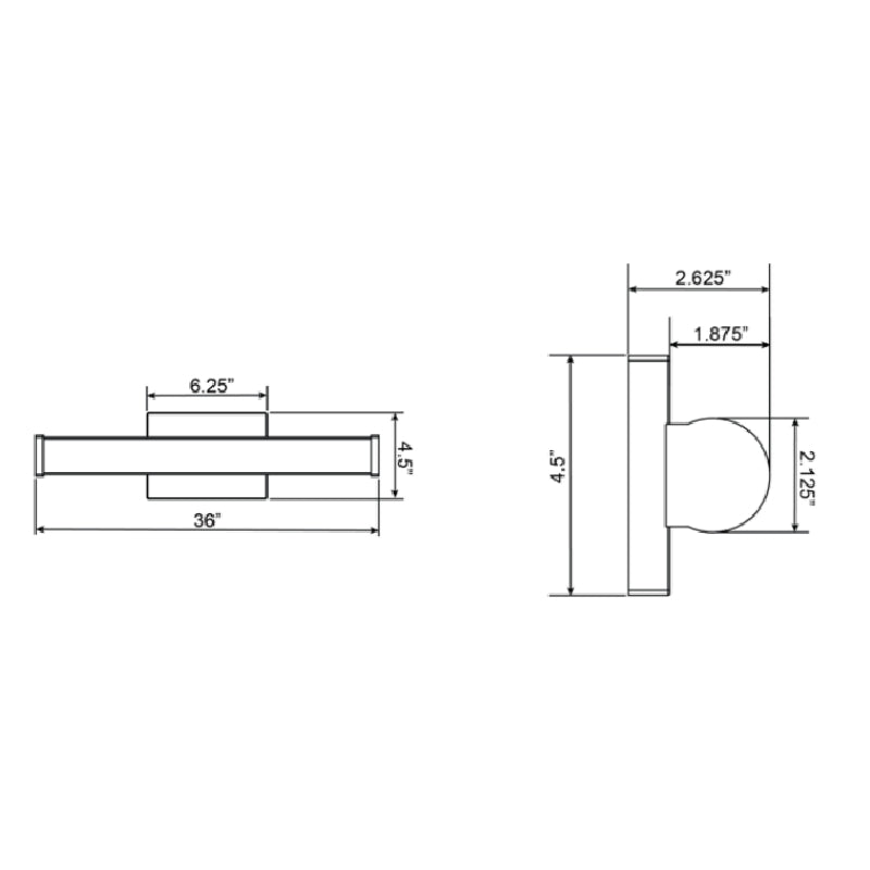 Access 62518 Arc 1-lt 36" LED Vanity