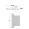 Access 62572 Citi 1-lt 36" LED Vanity