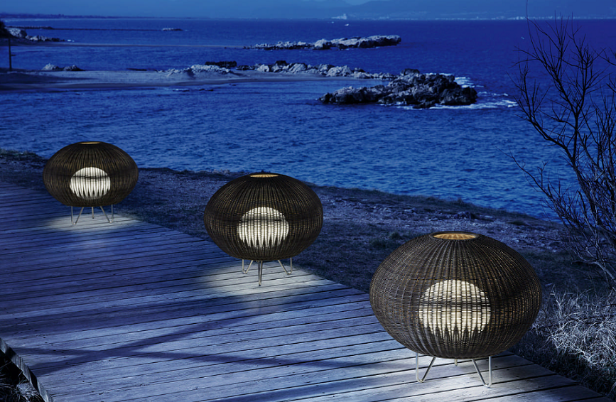 Bover Garota P/01 2-lt 24" Tall LED Outdoor Floor Lamp