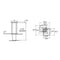 Access 63968 Squared 1-lt 31" LED Pendant