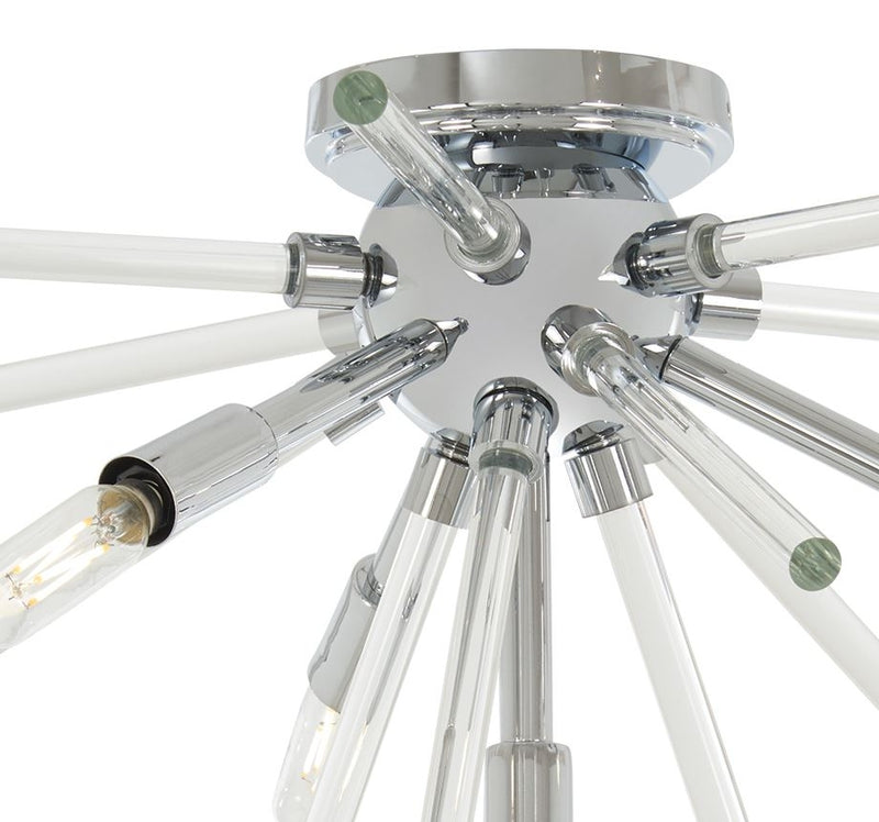 George Kovacs P1799 Spiked 4-lt 20" Flush Mount