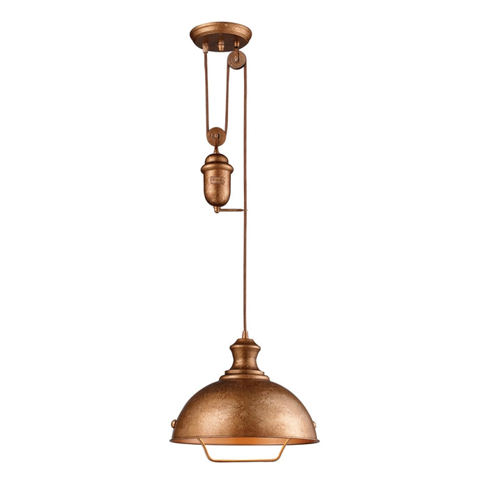 ELK 6501 Farmhouse 1-lt Adjustable Pendant