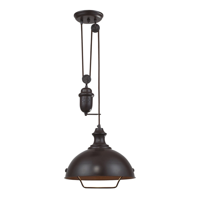 ELK 6501 Farmhouse 1-lt Adjustable Pendant