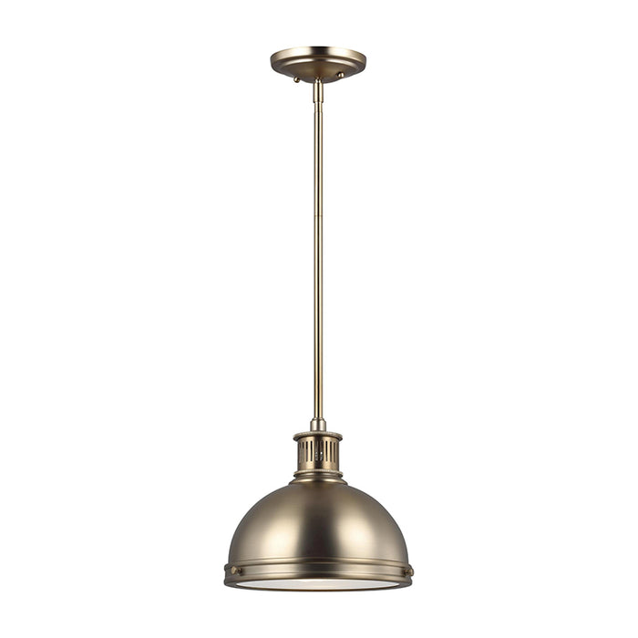 Sea Gull 65085 Pratt Street Metal 1-lt 10" Pendant