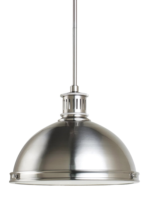 Sea Gull 65086 Pratt Street Metal 2-lt 13" Pendant