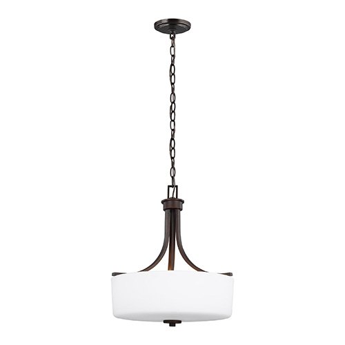 Sea Gull 6528803 Canfield 3-lt 16" Pendant