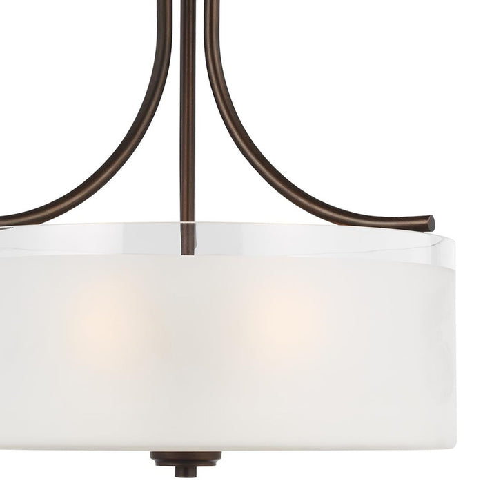 Sea Gull 6539803EN3 Norwood 3-lt 15" LED Pendant