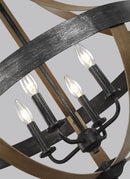 6551104 Davlin 4-lt Pendant