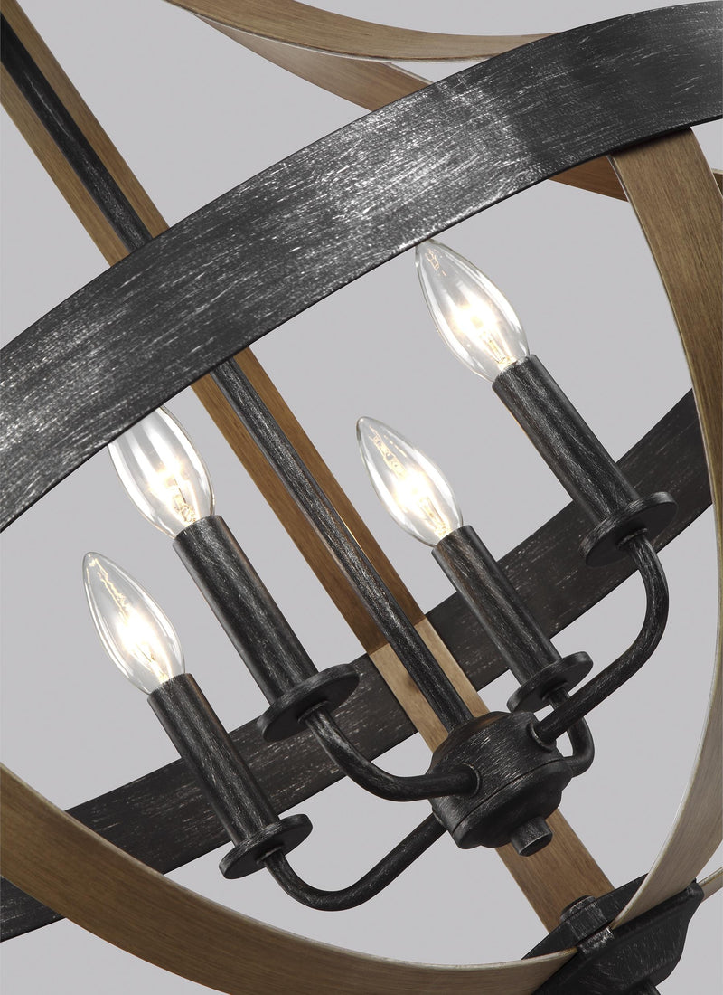 6551104 Davlin 4-lt Pendant