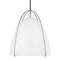 Sea Gull 6551801 Norman 1-lt 13" Pendant with Matte White Shade