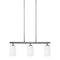Sea Gull 66160EN3 Oslo 3-lt 25" LED Island Pendant