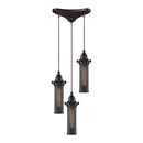 ELK 6635/3 Fulton 3-lt 10" Pendant