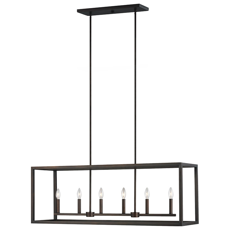 Generation 6634506 Moffet Street 6-lt 42" Island Pendant